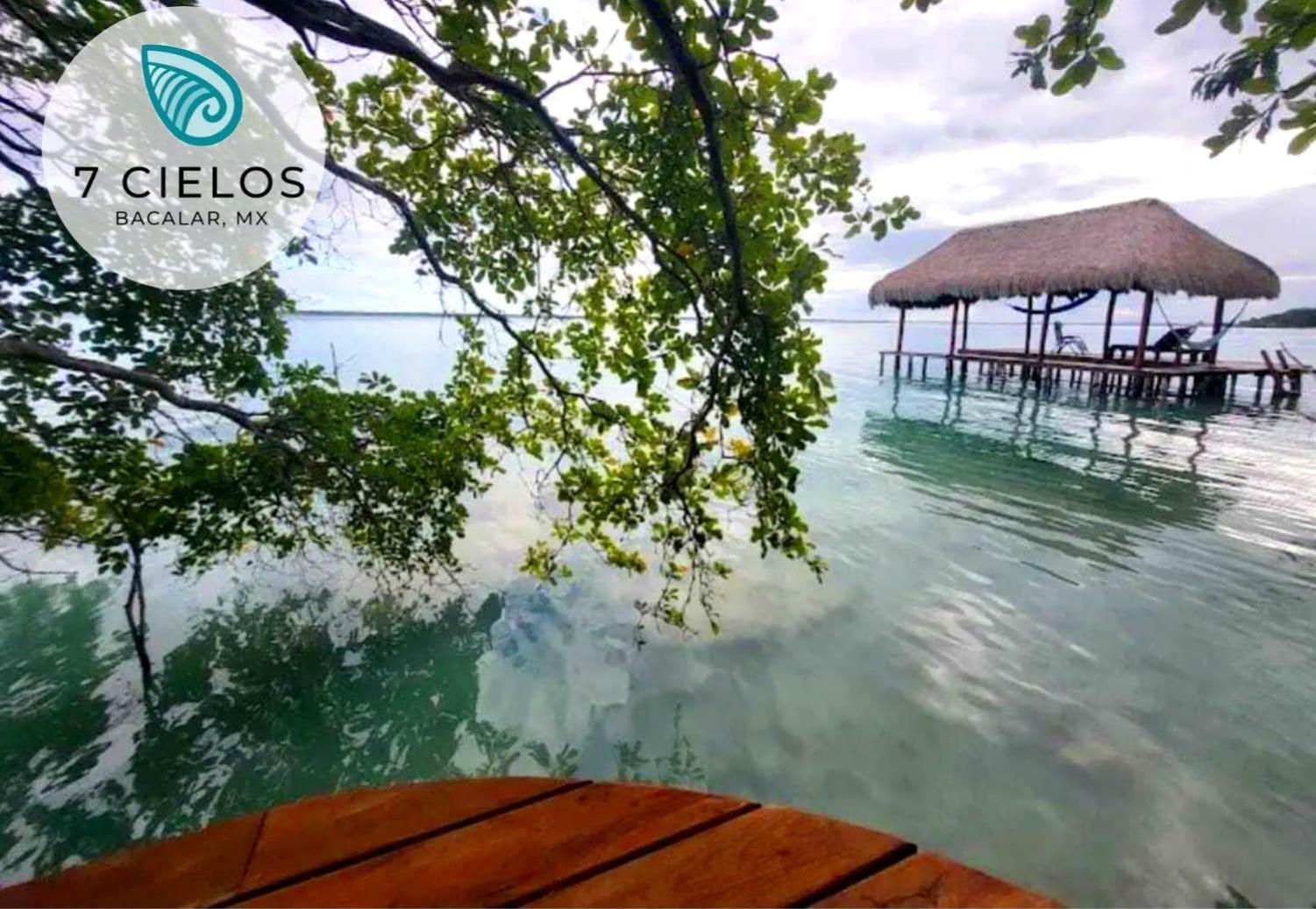 7 Cielos Bacalar. Eksteriør billede