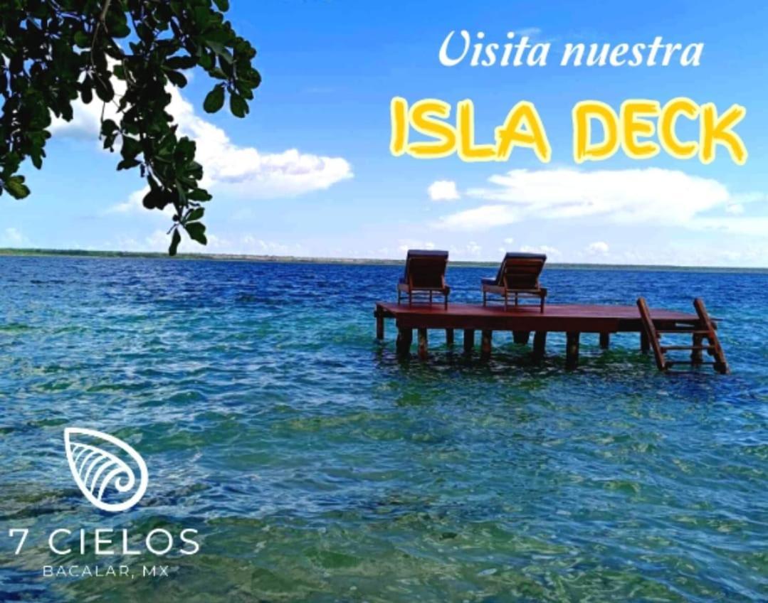 7 Cielos Bacalar. Eksteriør billede